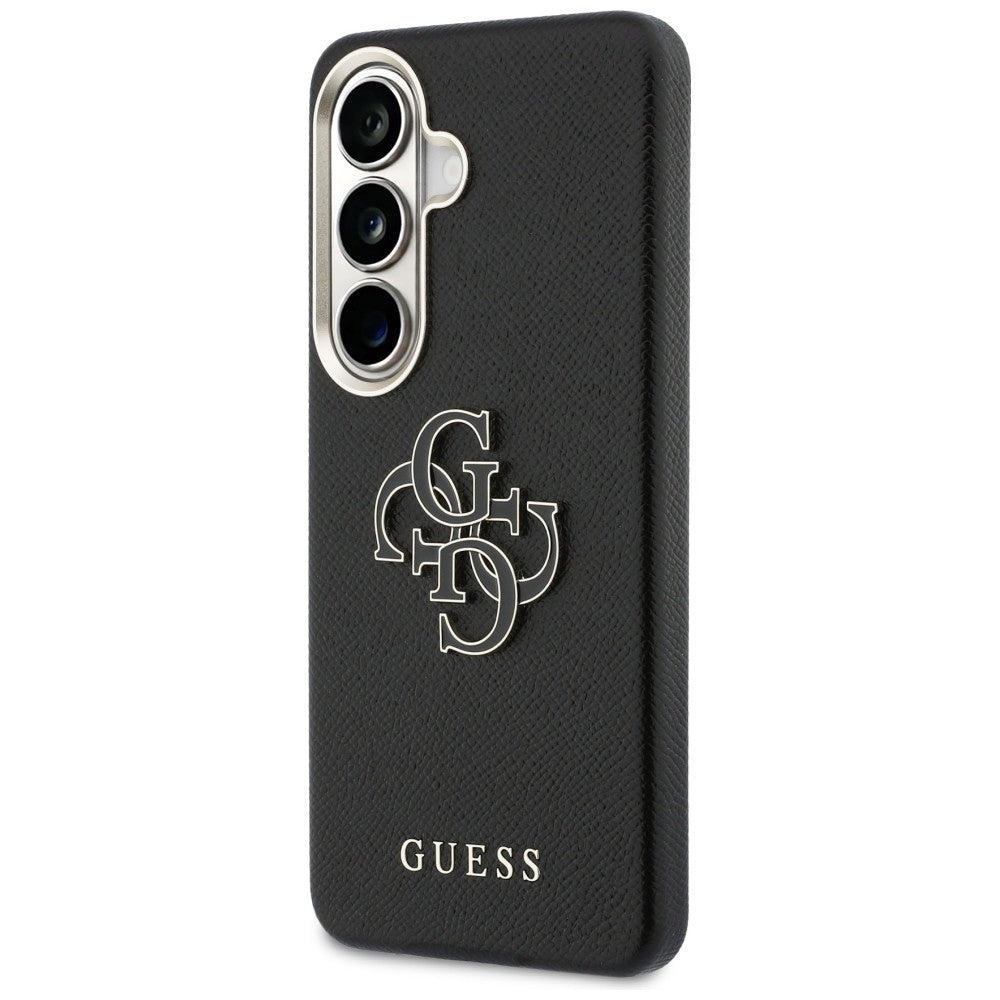 Cover til Samsung Galaxy S26 Plus S947, Guess, 4G Grained Big and Classic Logo, Sort