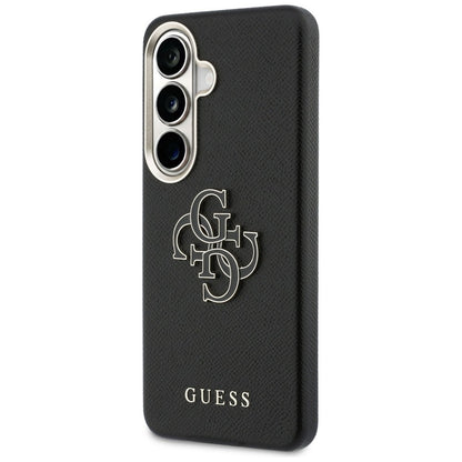 Cover til Samsung Galaxy S26 Plus S947, Guess, 4G Grained Big and Classic Logo, Sort