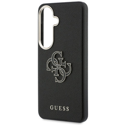 Cover til Samsung Galaxy S26 Plus S947, Guess, 4G Grained Big and Classic Logo, Sort