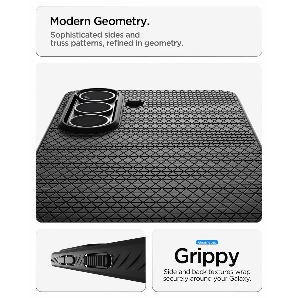 Etui til Samsung Galaxy S26 Plus S947, Spigen, Liquid Air, Mat Sort ACS10700