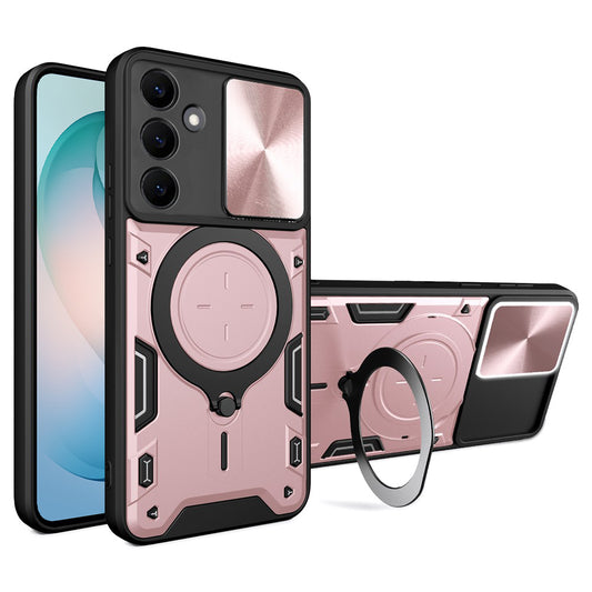 Etui til Samsung Galaxy S26 Plus, Techsuit, CamGuard Pro, Gylden Rosa