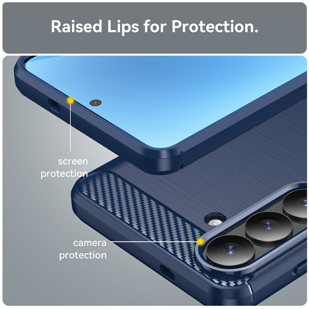 Etui til Samsung Galaxy S26 Plus, Techsuit, Carbon, Blå