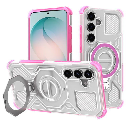 Etui til Samsung Galaxy S26 Plus, Techsuit, Carbon Shield Pro, Pink