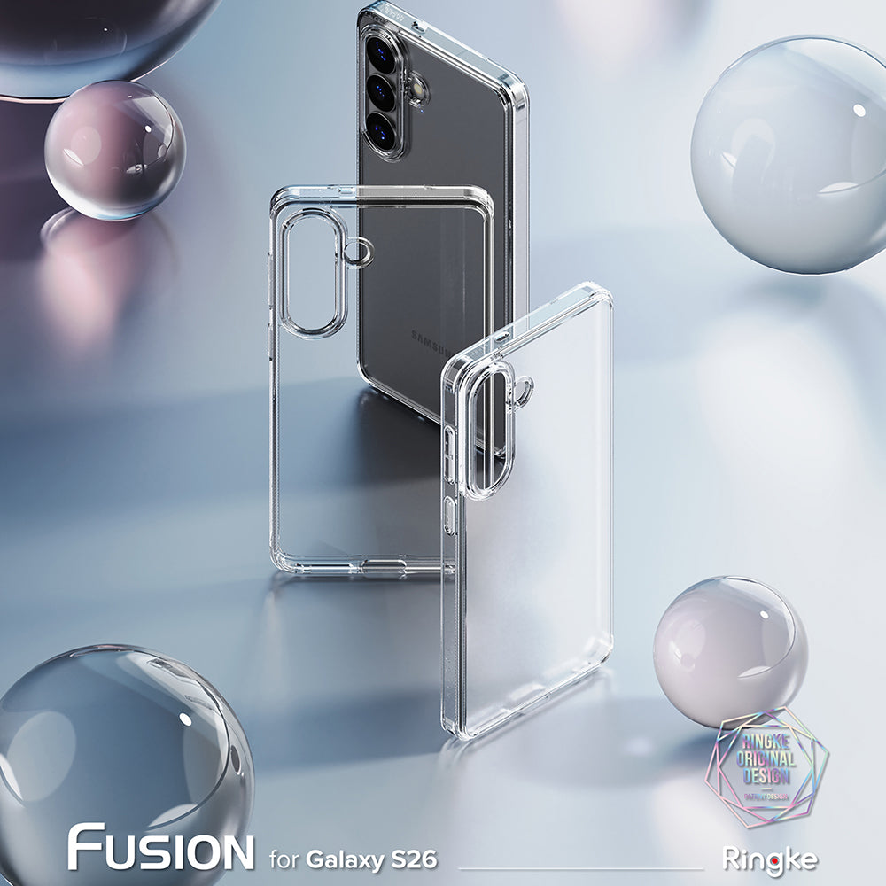Etui til Samsung Galaxy S26, Ringke, Fusion, Mat Transparent