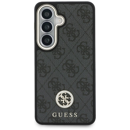 Etui til Samsung Galaxy S26 S942, GUESS, 4G Big Rhinestone Triangle Strap, Sort