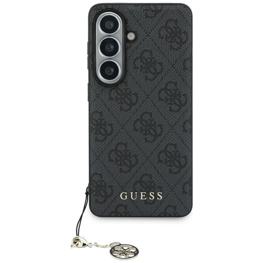Etui til Samsung Galaxy S26 S942, Guess, 4G Classic Logo Charm, Sort