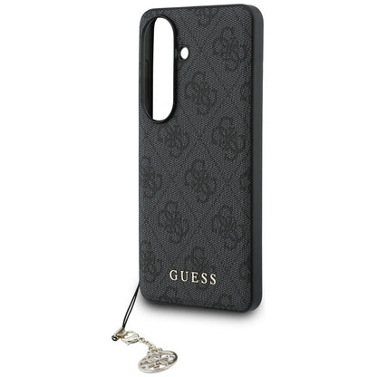 Etui til Samsung Galaxy S26 S942, Guess, 4G Classic Logo Charm, Sort