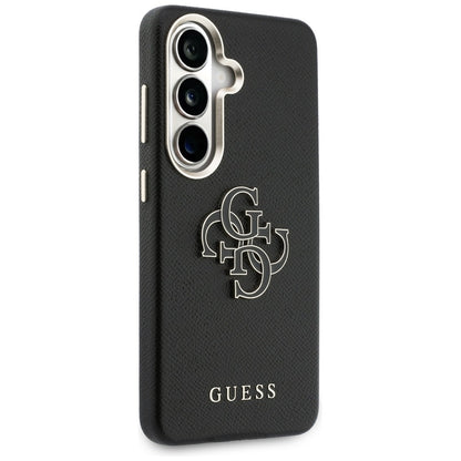 Etui til Samsung Galaxy S26 S942, Guess, 4G Grained Big and Classic Logo, Sort