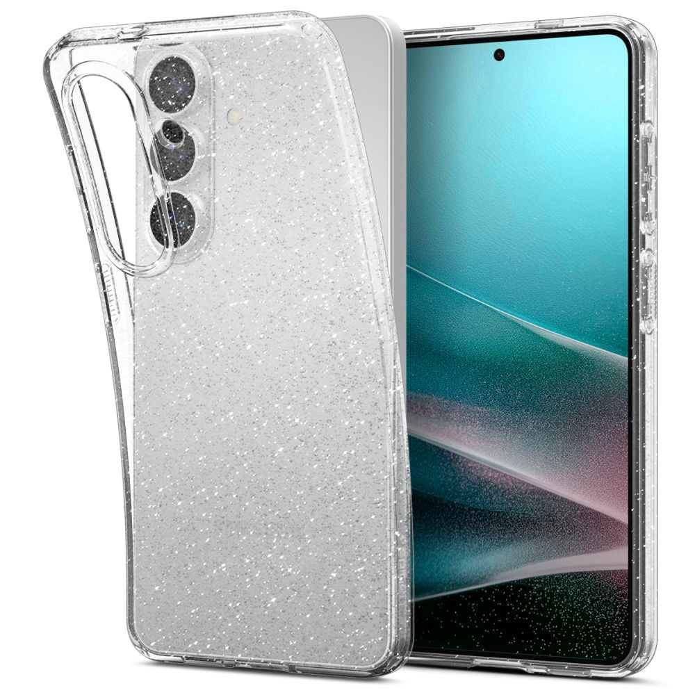 Etui til Samsung Galaxy S26 S942, Spigen, Liquid Crystal Glitter, Gennemsigtig ACS10729