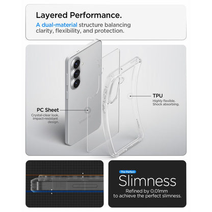 Case for Samsung Galaxy S26 S942, Spigen, Ultra Hybrid, Transparent ACS10732