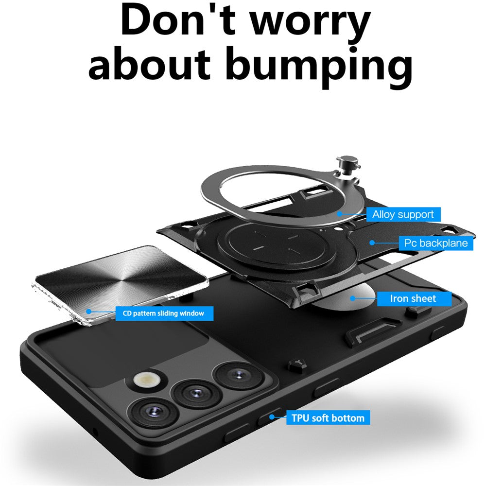 Etui til Samsung Galaxy S26, Techsuit, CamGuard Pro, Gylden Rosa