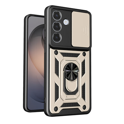 Etui til Samsung Galaxy S26, Techsuit, CamShield, Gylden