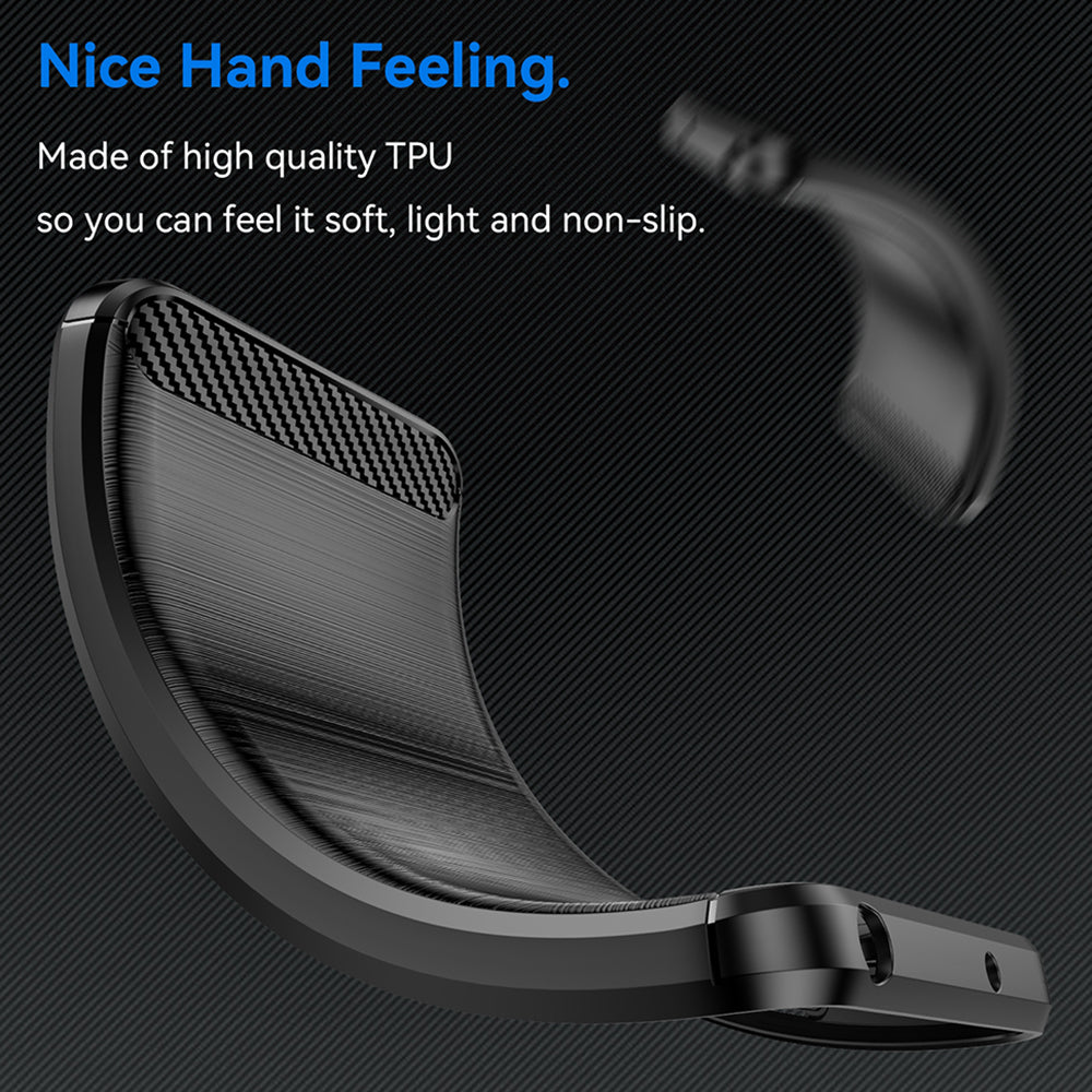 Etui til Samsung Galaxy S26, Techsuit, Carbon, Sort