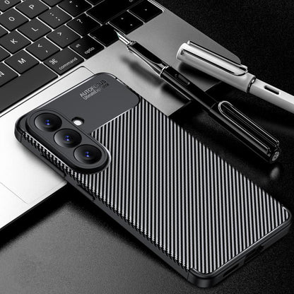 Etui til Samsung Galaxy S26 S942, Techsuit, CarbonFiber, Sort