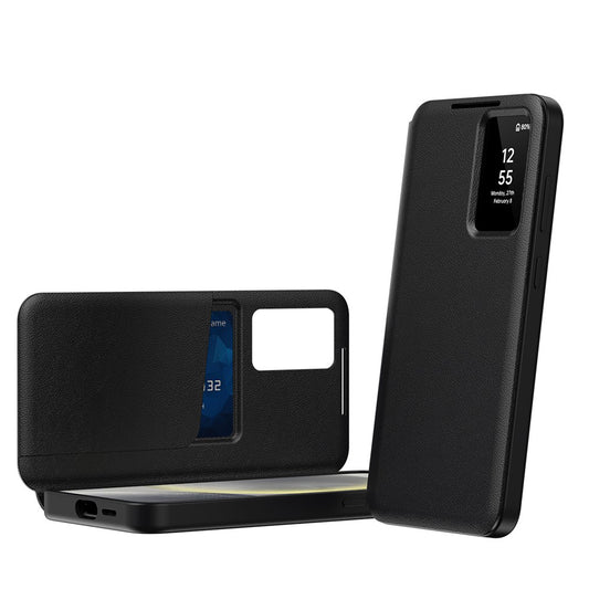 Etui til Samsung Galaxy S26, Techsuit, SmartView, Sort