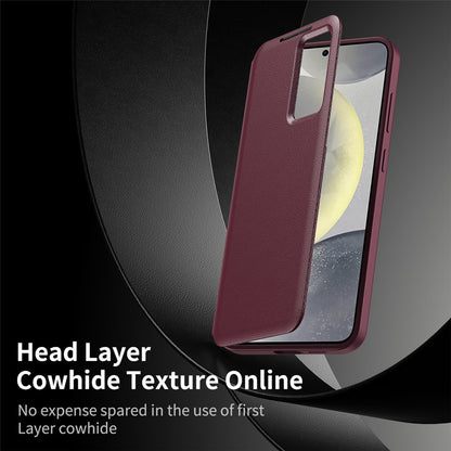 Etui til Samsung Galaxy S26, Techsuit, SmartView, Rød