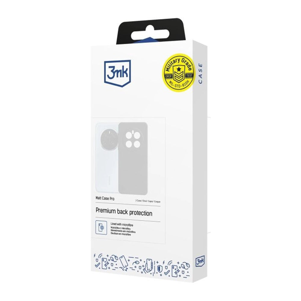 Etui til Samsung Galaxy S26 Ultra S948, 3MK, Pro, Mat Sort