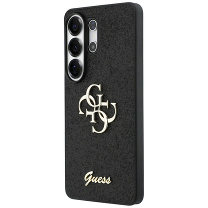 Etui til Samsung Galaxy S26 Ultra S948, Guess, Fixed Glitter Big 4G Metal Frame, Sort