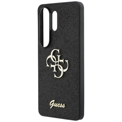 Etui til Samsung Galaxy S26 Ultra S948, Guess, Fixed Glitter Big 4G Metal Frame, Sort