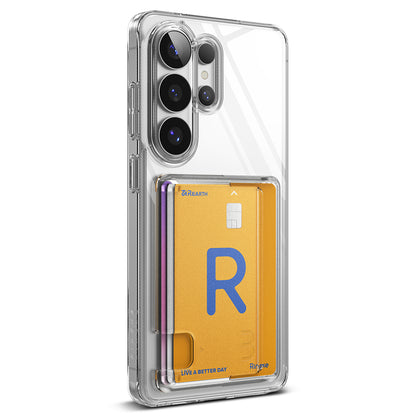 Etui til Samsung Galaxy S26 Ultra, Ringke, Fusion Card, Gennemsigtig