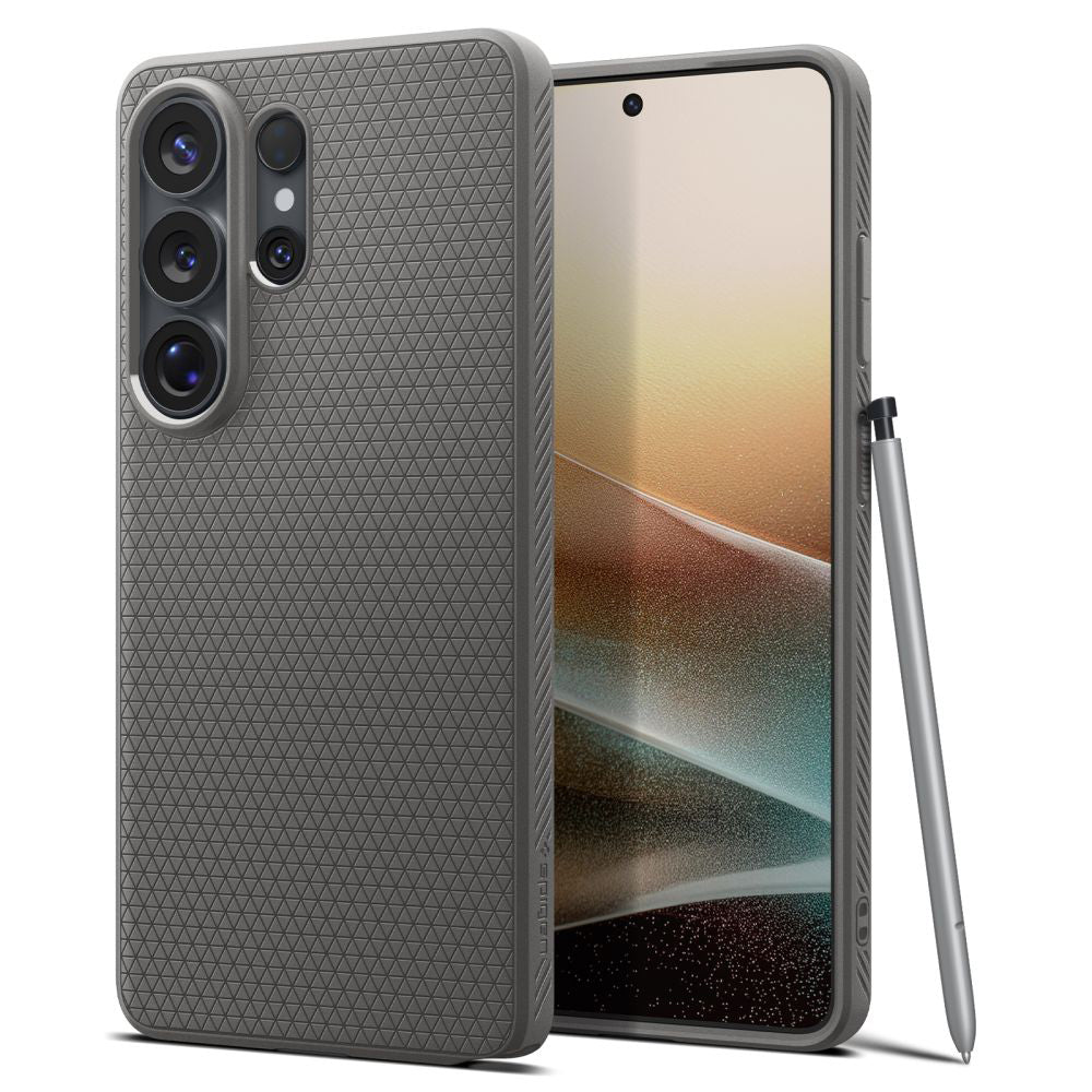 Etui til Samsung Galaxy S26 Ultra S948, Spigen, Liquid Air, Grå ACS11205