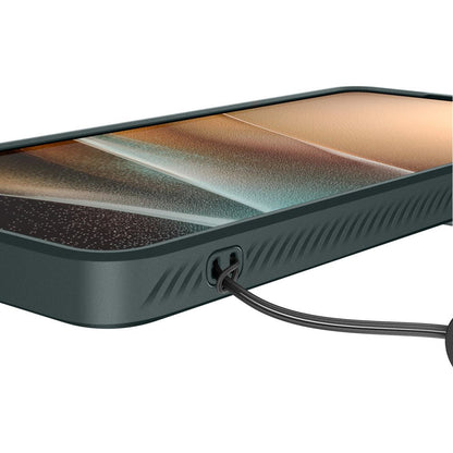 Etui til Samsung Galaxy S26 Ultra S948, Spigen, Optik Armor, Grøn ACS10688