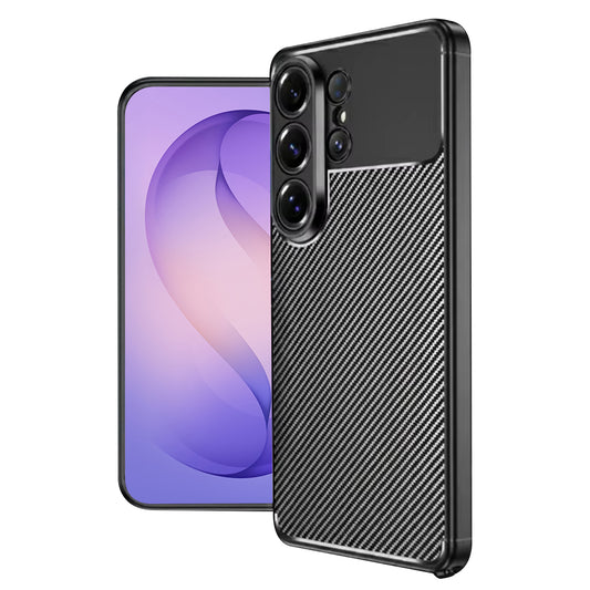 Etui til Samsung Galaxy S26 Ultra, Techsuit, CarbonFiber, Sort