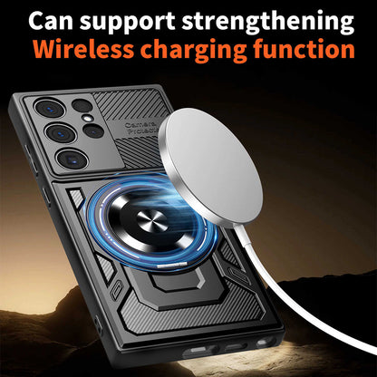 Case for Samsung Galaxy S26 Ultra, Techsuit, RuggedCam, Blue