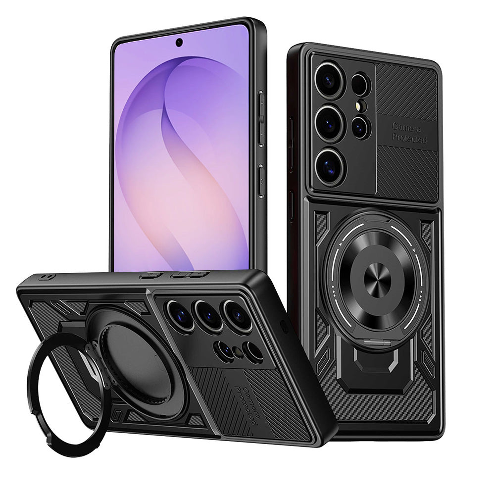 Etui til Samsung Galaxy S26 Ultra, Techsuit, RuggedCam, Sort