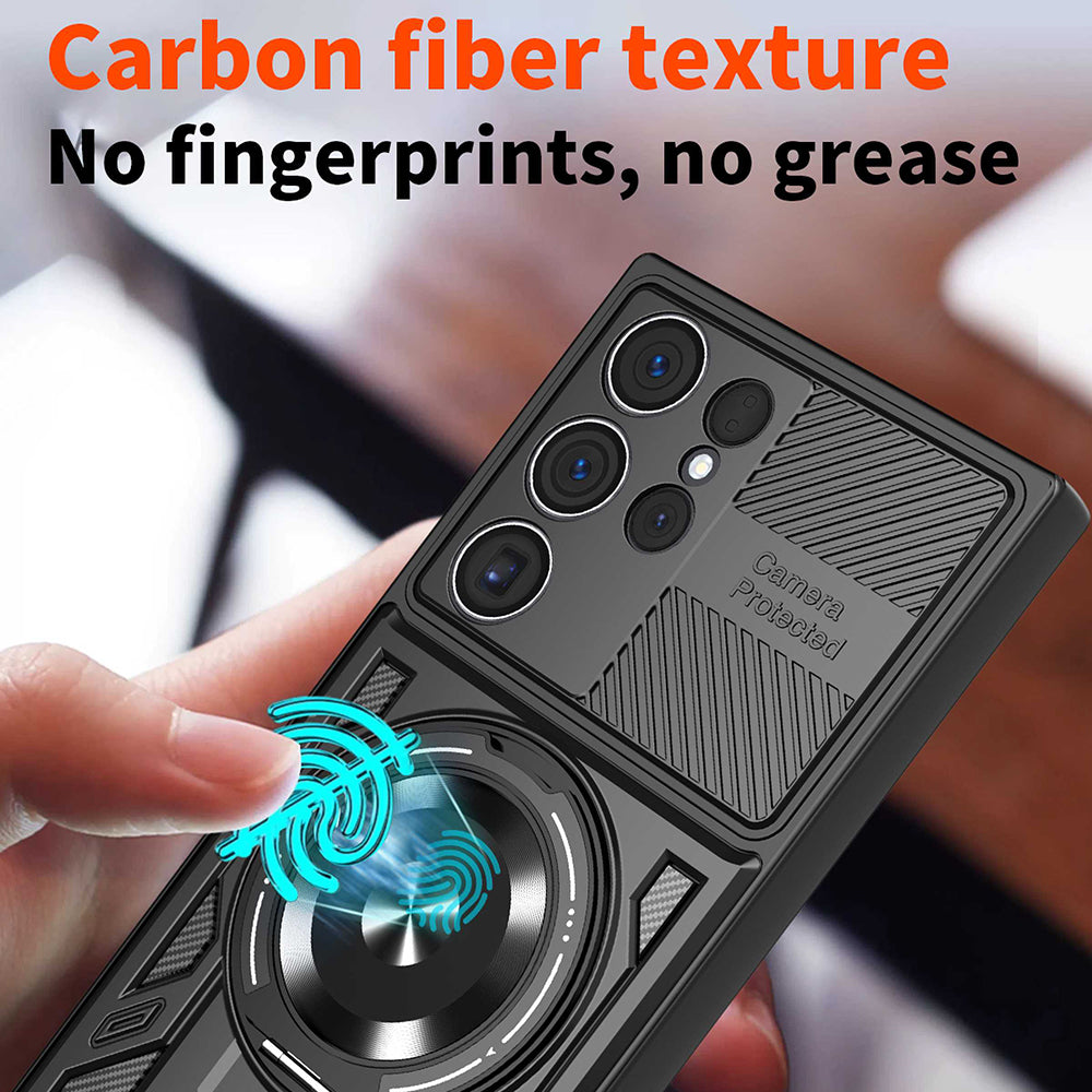 Etui til Samsung Galaxy S26 Ultra, Techsuit, RuggedCam, Sort