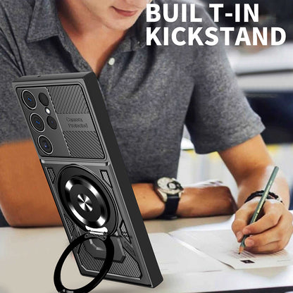 Etui til Samsung Galaxy S26 Ultra, Techsuit, RuggedCam, Sort