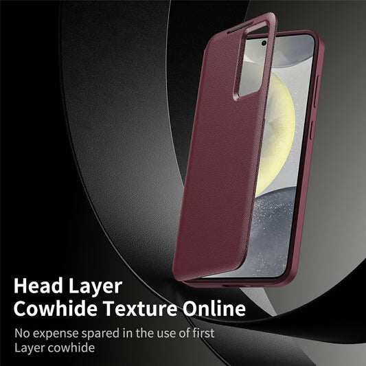 Etui til Samsung Galaxy S26 Ultra, Techsuit, SmartView, Rød