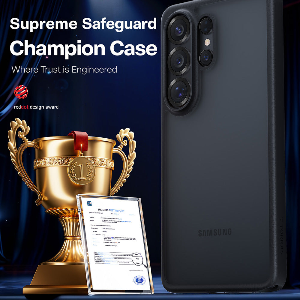 Etui til Samsung Galaxy S26 Ultra, Torras, Guardian, Sort