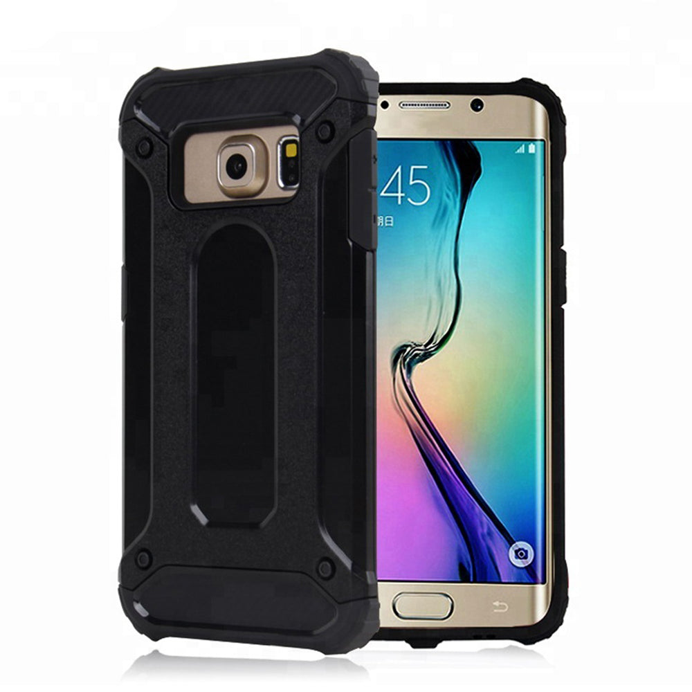 Cover til Samsung Galaxy S6 G920, Techsuit, Hybrid Armor, Sort
