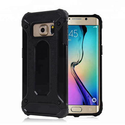 Cover til Samsung Galaxy S6 G920, Techsuit, Hybrid Armor, Sort