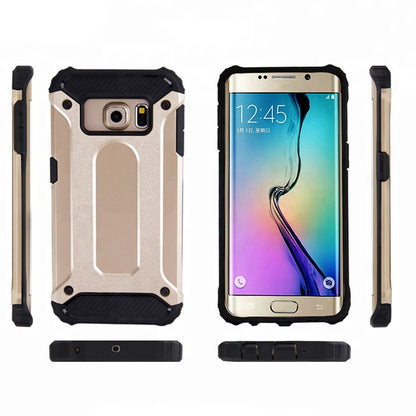 Cover til Samsung Galaxy S6 G920, Techsuit, Hybrid Armor, Sort