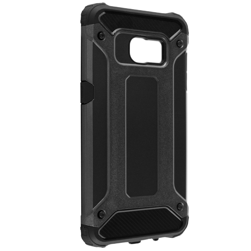 Cover til Samsung Galaxy S7 edge G935, Techsuit, Hybrid Armor, Sort