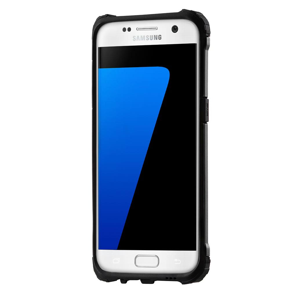 Cover til Samsung Galaxy S7 G930, Techsuit, Hybrid Armor, Sort