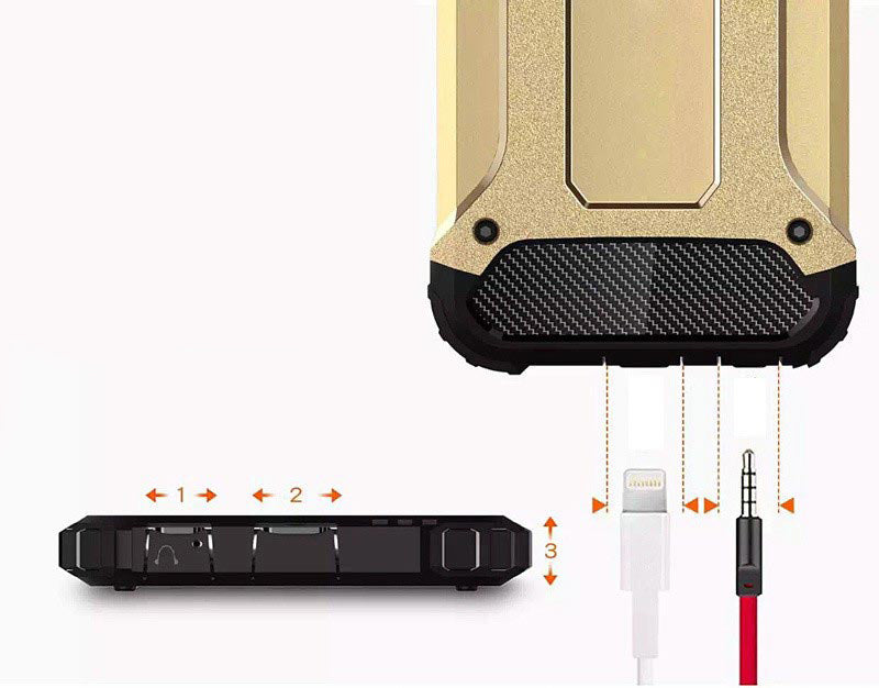 Cover til Samsung Galaxy S7 G930, Techsuit, Hybrid Armor, Sort