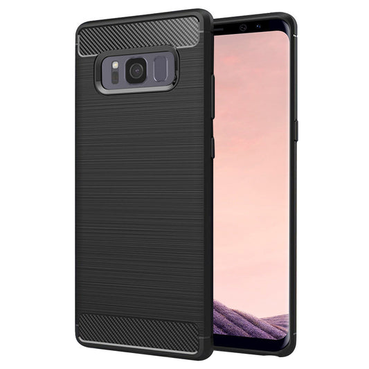Cover til Samsung Galaxy S8+ G955, Techsuit, Carbon, Sort