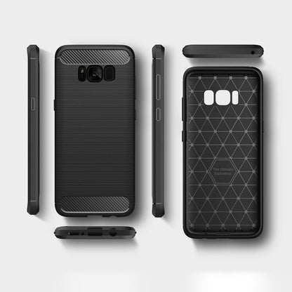 Cover til Samsung Galaxy S8+ G955, Techsuit, Carbon, Sort