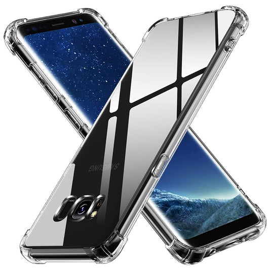 Case for Samsung Galaxy S8+ G955, Techsuit, Shockproof Clear, Transparent