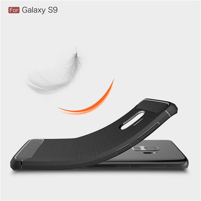 Cover til Samsung Galaxy S9 G960, Techsuit, Carbon, Sort
