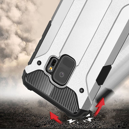 Cover til Samsung Galaxy S9 G960, Techsuit, Hybrid Armor, Sort