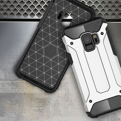 Cover til Samsung Galaxy S9 G960, Techsuit, Hybrid Armor, Sort