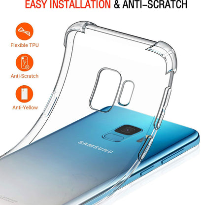 Cover til Samsung Galaxy S9 G960, Techsuit, Stødabsorberende Klar, Transparent