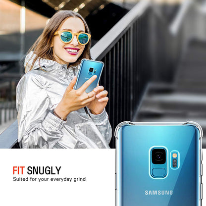 Cover til Samsung Galaxy S9 G960, Techsuit, Stødabsorberende Klar, Transparent