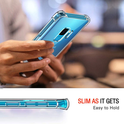 Cover til Samsung Galaxy S9 G960, Techsuit, Stødabsorberende Klar, Transparent