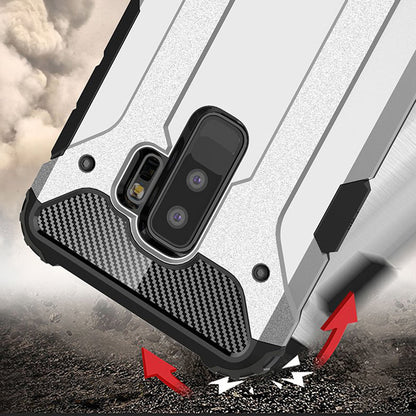 Cover til Samsung Galaxy S9+ G965, Techsuit, Hybrid Armor, Sort