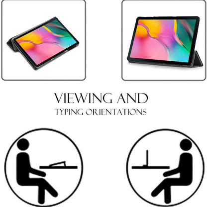 Cover til Samsung Galaxy Tab A 10.1 (2019), Techsuit, FoldPro, Sort